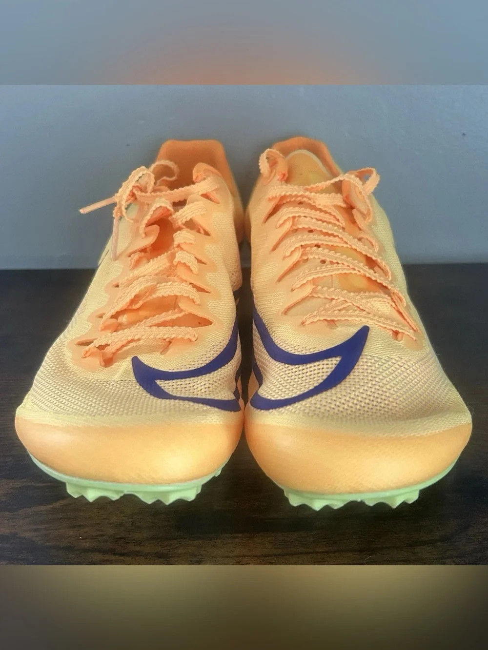 Nike JA Fly 4 Track & Field Spikes Cleats Citron Pulse Mens Size 8 DR2741-800